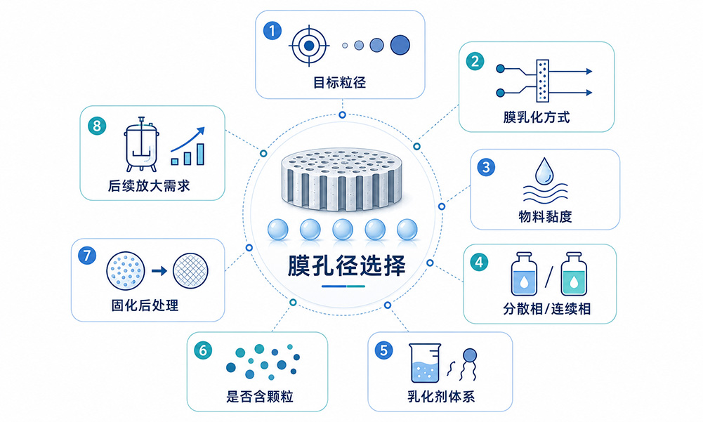 膜乳化膜孔径选择需要考虑目标粒径物料黏度和后续放大等因素.jpg